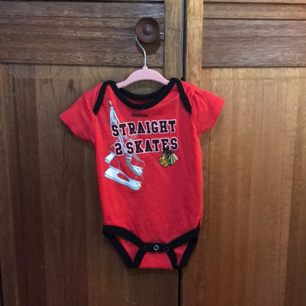 Blackhawks onesie